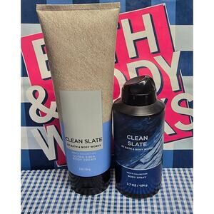 BBW Clean Slate Ultra Shea Body Cream & Body Spray Men's Collection